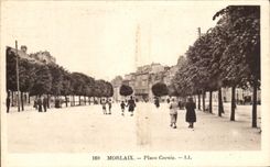 CPA Morlaix Places Cornie