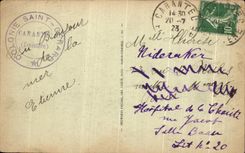 CPA Splits De Morlaix the Island Louet And the Lighthouse