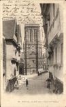 CPA Morlaix La Low Street the Church Saint Mathieu