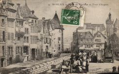 CPA Morlaix Places of Viarmes and turn of Money