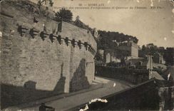 CPA Morlaix Walls of the Old Fortifications and District of the Castle