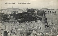 CPA Morlaix View of the Viaduct