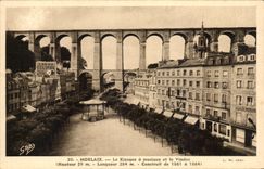 CPA Brittany the Bandstand and the Viaduct