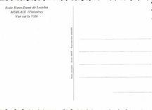 CPSM School Our Lady of Lourdes Morlaix Seen On the City