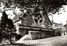 MODERN CARD Morlaix School of ND of Lourdes Monument memory of the Bombardment