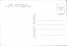 CPSM Morlaix the Wet dock and the elegant Bateau viaduct