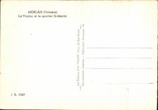 CPSM Morlaix the Viaduct And the District St Martin