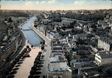 CPSM Morlaix seen Panoramic on the Militaria Barracks