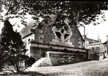 CPSM Morlaix School Our Lady Of Lourdes Monument Souvenir Of the Bombardment