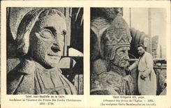 CPA Sainte Jean Baptist Of the Room Founder Of the Institute Of the Brothers Of the Christian Schools