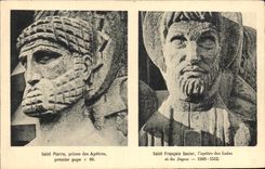 Holy CPA Pierre Prince Of the Apostles First Pope Saint François Xavier Apostle of the Indies