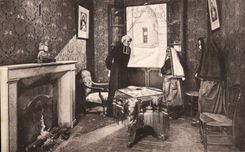 CPA Bernadette Se rend chez Le cure Peyramale Pour Lui faire Part De Ce qu'elle A Vu Et Entendu La Grotte Massabielle