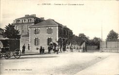 CPA Limoges Caserne Of the Hunters has Horse Militaria Horse