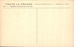 CPA Landscapes and peasant of at our place