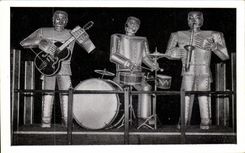 CPSM Souvenir Des Robots Musiciens Galeries De L'Anjou Angers