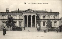 CPA Limoges Le Palais de Justice