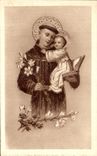 CPA Religieux et petit Jesus