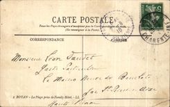 Hotel de familia de De de la playa del La de CPA Royan