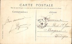 CPA Perigueux La Harms Bugeaud Place