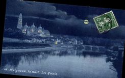 CPA Perigueux La Harms the Quays