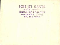 Photo Joie Et Sante Maison D'Enfants Chateau de Bosgenet Pionnat Creuse