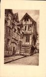 CPA Rouen Old woman House street Saint Romain