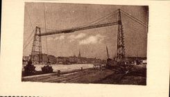 CPA Rouen the Transporter bridge and Quays