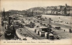 CPA Boulogne On Sea the Quay Chanzy Boats