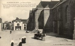 CPA the Borough Of Batz La Places of I' Eglise