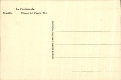 CPA Porciuncula Murillo Museo Del Prado Madrid