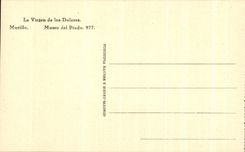 CPA Virgen De Los Dolores Murillo Museo Del Prado Madrid