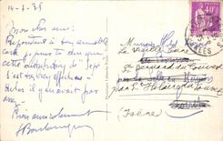 CPA the High Central Pyrenees Valley D' Aure Lake D' Aumar and solid mass of Neouvielle