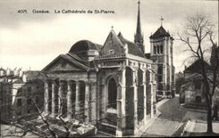 CPA Geneve La Cathedral of St Pierre