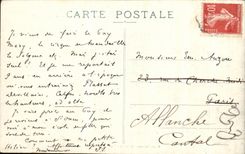 CPA Picturesque Auvergne Source of Santoire and Puy Mary