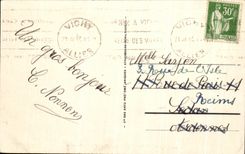 CPA the Salte quarry Close Vichy La Cascades