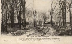 CPA Foret De Compiegne Signature de l'armistice Train du Marechal Foch Militaria