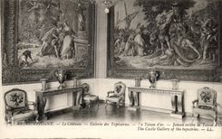 CPA Compiegne Le Chateau Galerie des Tapisseries La Toison d'or Janson enleve la Toison d'Or