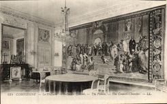 CPA Compiegne Le Chateau Salon de Conseil 