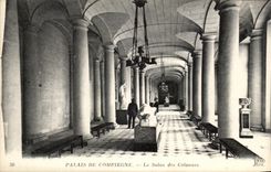 CPA Palais de Compiegne Le Salon des Colonnes