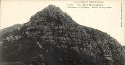 CPA L'Auvergne Pittoresque Cantal Nos Montagnes Environs du Puy Mary Rocher de Peyre Arse