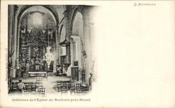 CPA L'Auvergne Interieur de l'Eglise de Bredons Pres Murat
