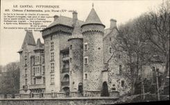 CPA Le Cantal Pittoresque Chateau d'Anteroche pres Murat