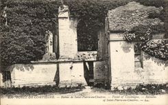 CPA Foret De Compiegne Ruines de Saint Pierre en Chastres 