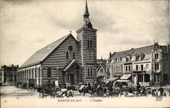 CPA Berck Plage L'Eglise Marche