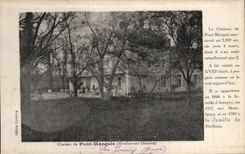 CPA Chateau de Pont Marquis Moulins sur Ouanne 