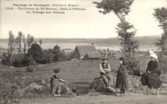 CPA Landscape of Brittany Surroundings of St Brieuc Bay of Yffiniac the Village of Strikes TOP