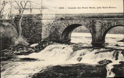 CPA Cascades of the New Bridges close Saint Brieuc