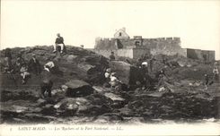 CPA Saint Malo Rocks and the Fort National one