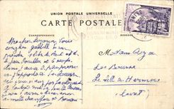 CPA the Valley Tre Auray La Large Rock of the Road of Chartreuse Cows