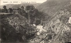 CPA Cantal Menet Mill of Clideile